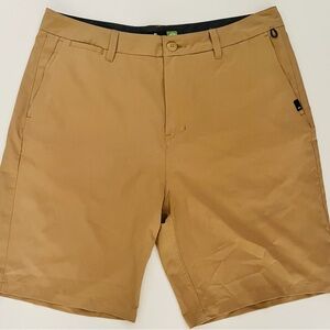 Quiksilver Men's Camel Flat Front Shorts